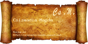 Csizmadia Magda névjegykártya